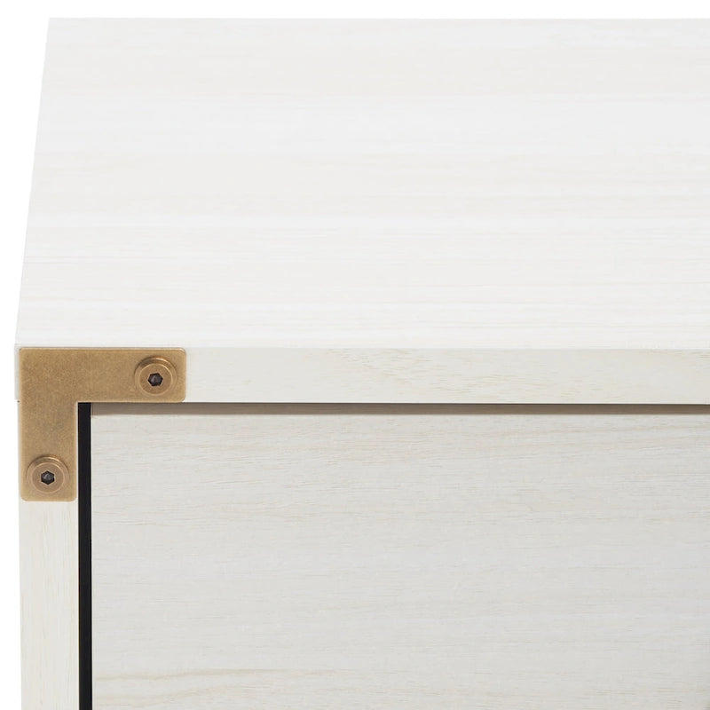 Table de chevet à 2 tiroirs