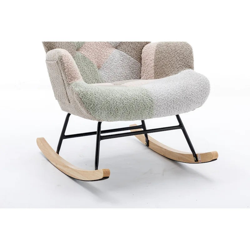 Fauteuil à bascule et planeur Multicolor Teddy 33.4