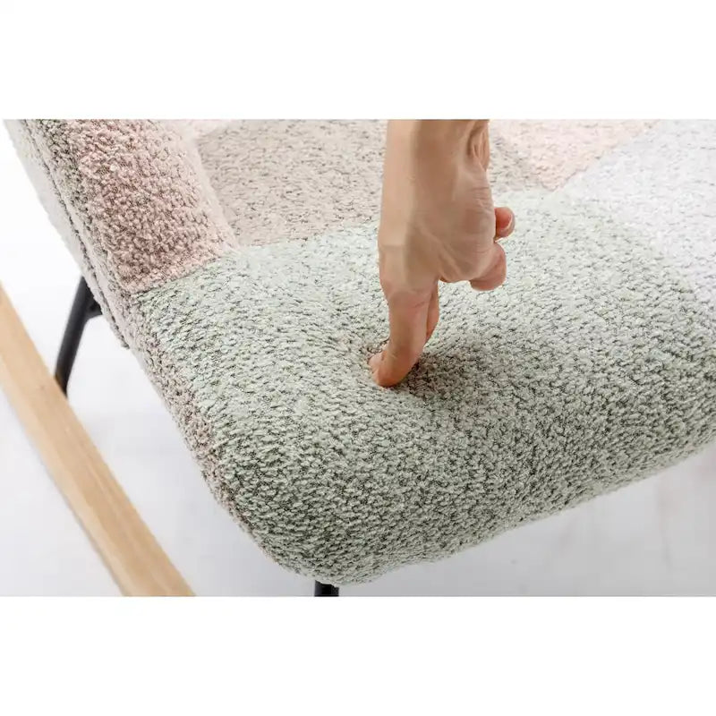 Fauteuil à bascule et planeur Multicolor Teddy 33.4