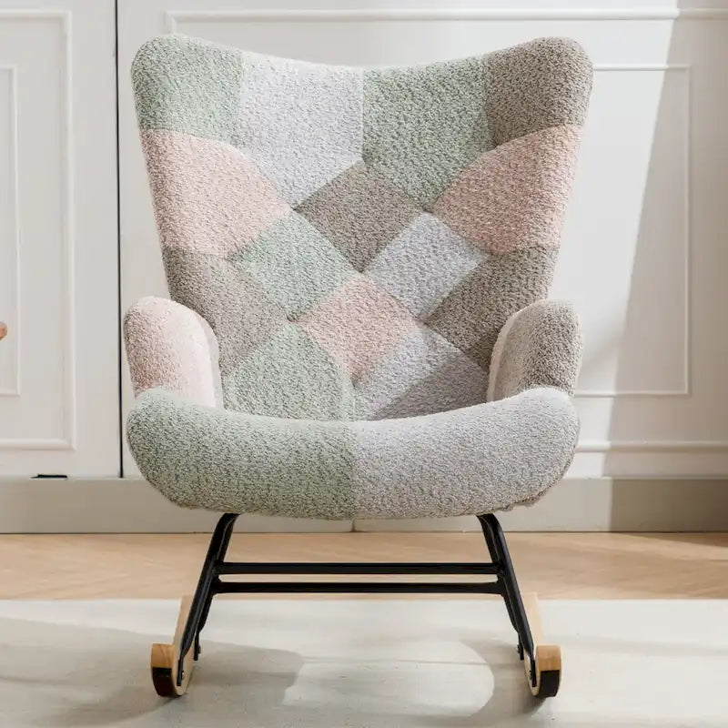 Fauteuil à bascule et planeur Multicolor Teddy 33.4