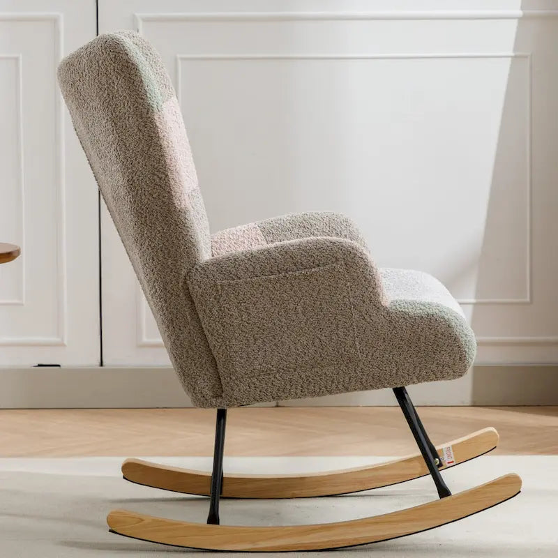 Fauteuil à bascule et planeur Multicolor Teddy 33.4