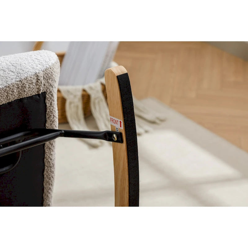 Fauteuil à bascule et planeur Multicolor Teddy 33.4