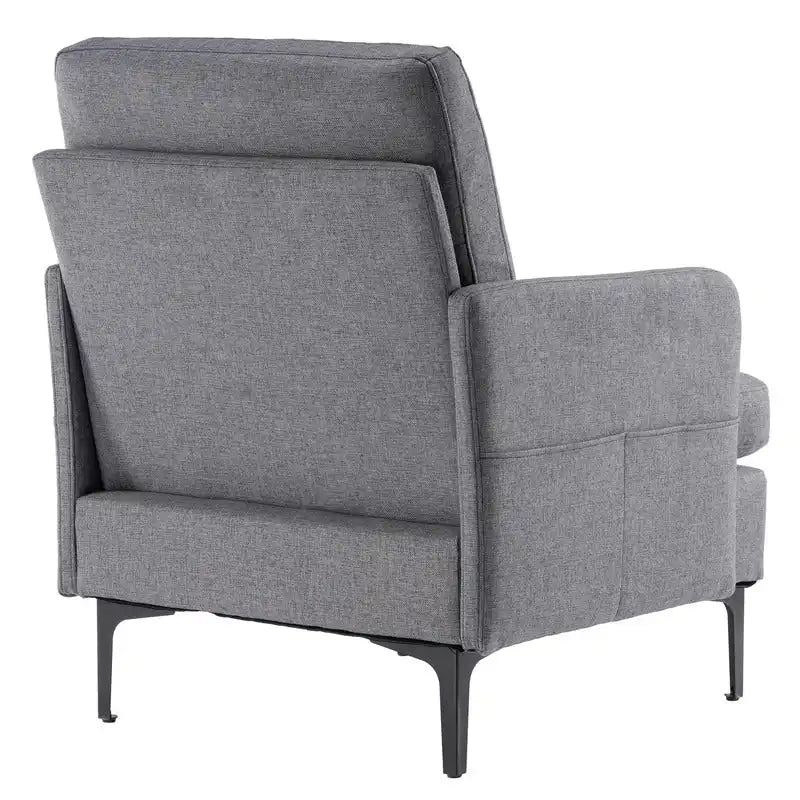 Fauteuil d'appoint en tissu 4 coloris
