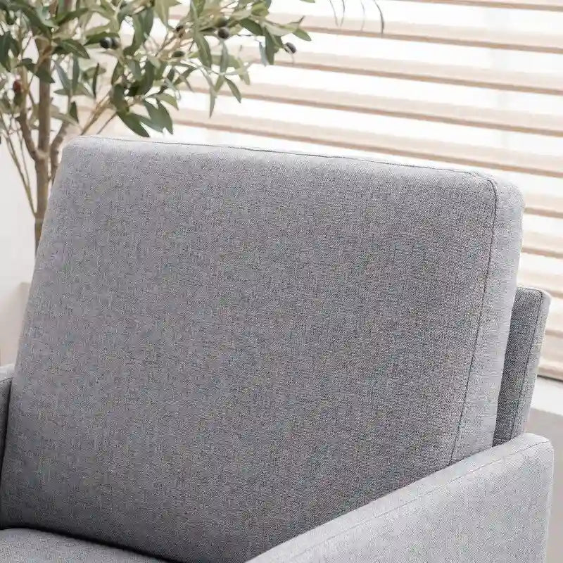 Fauteuil d'appoint en tissu 4 coloris
