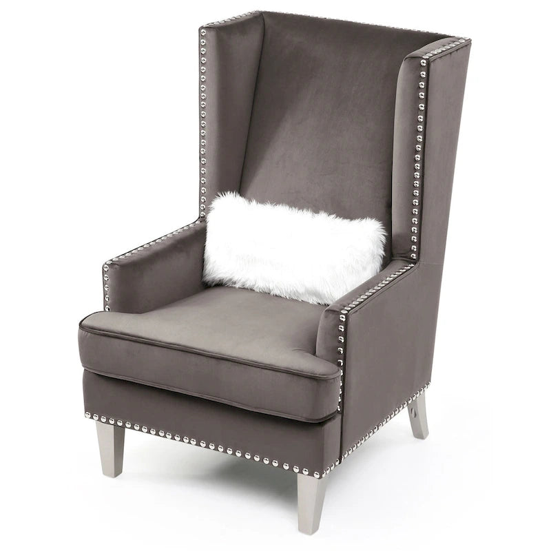 Fauteuil d'appoint en velours