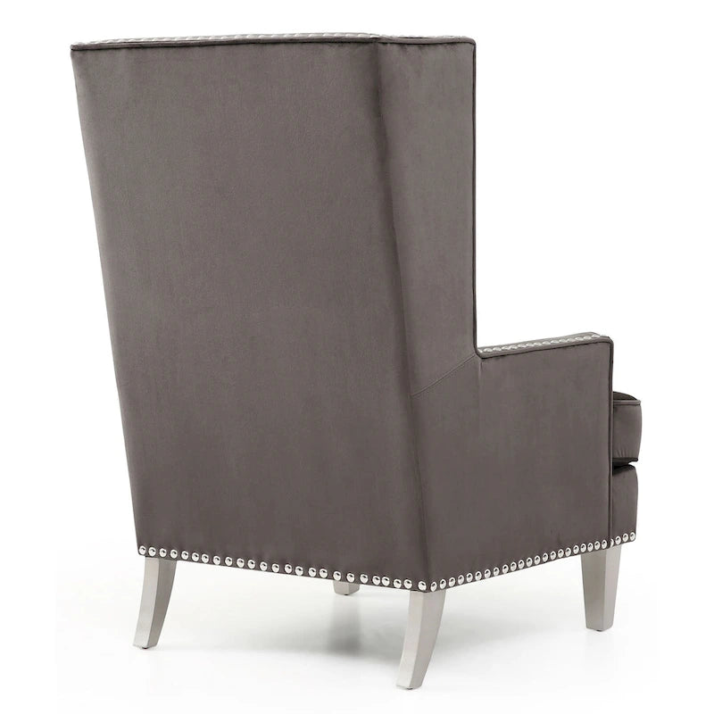 Fauteuil d'appoint en velours
