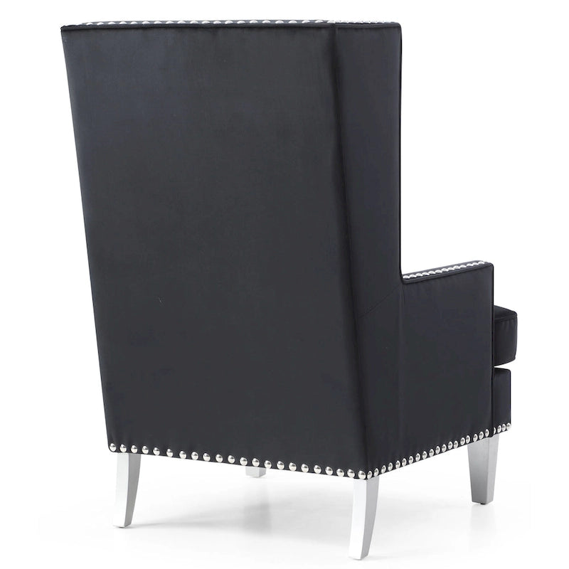 Fauteuil d'appoint en velours
