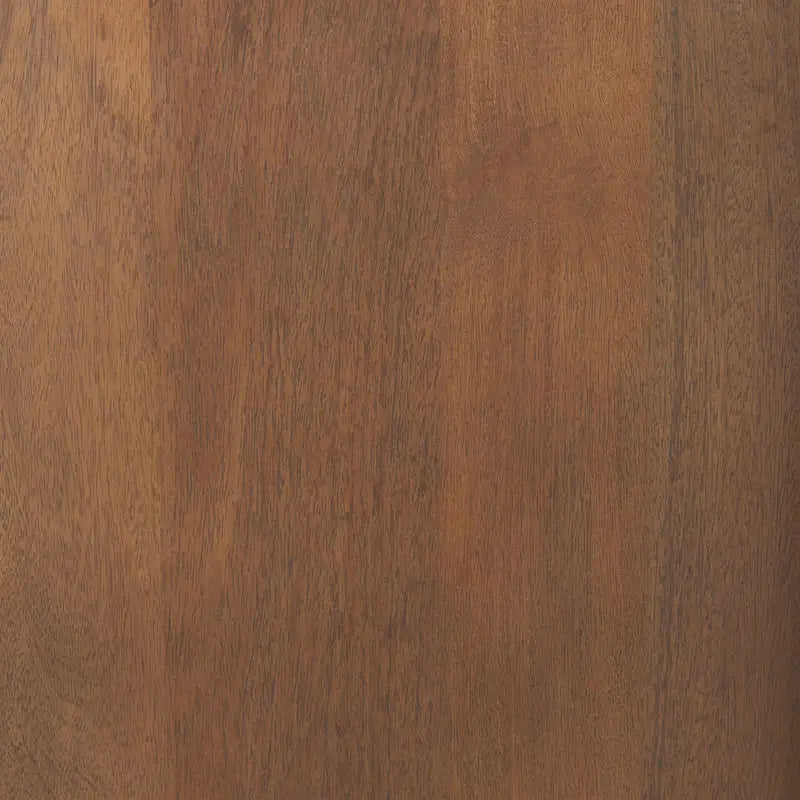 Bahut 4 portes en bois massif marron clair et cannage - 72,0L x 18,0W x 31,0H
