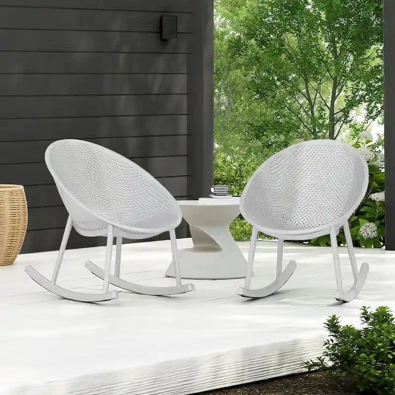 Fauteuils à bascule de patio