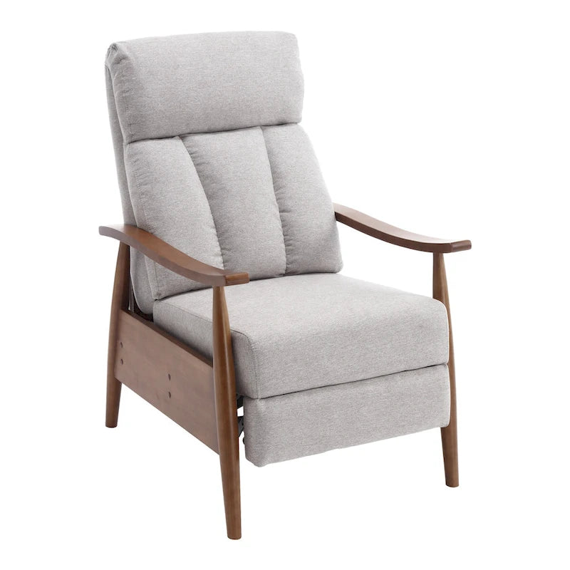 Fauteuil à accoudoirs en bois