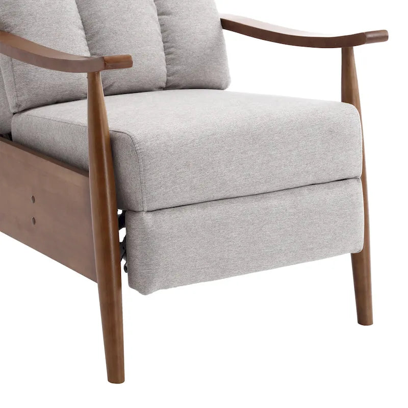 Fauteuil à accoudoirs en bois
