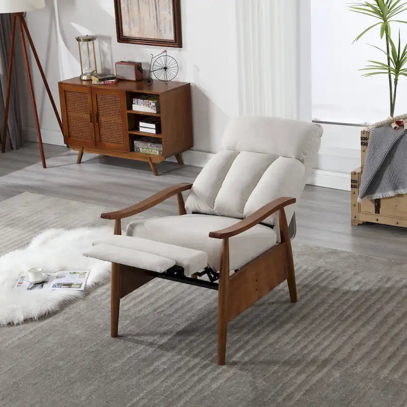 Fauteuil à accoudoirs en bois
