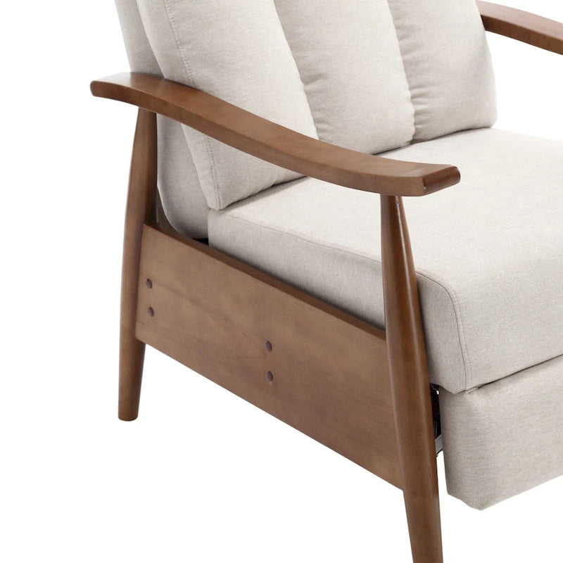 Fauteuil à accoudoirs en bois