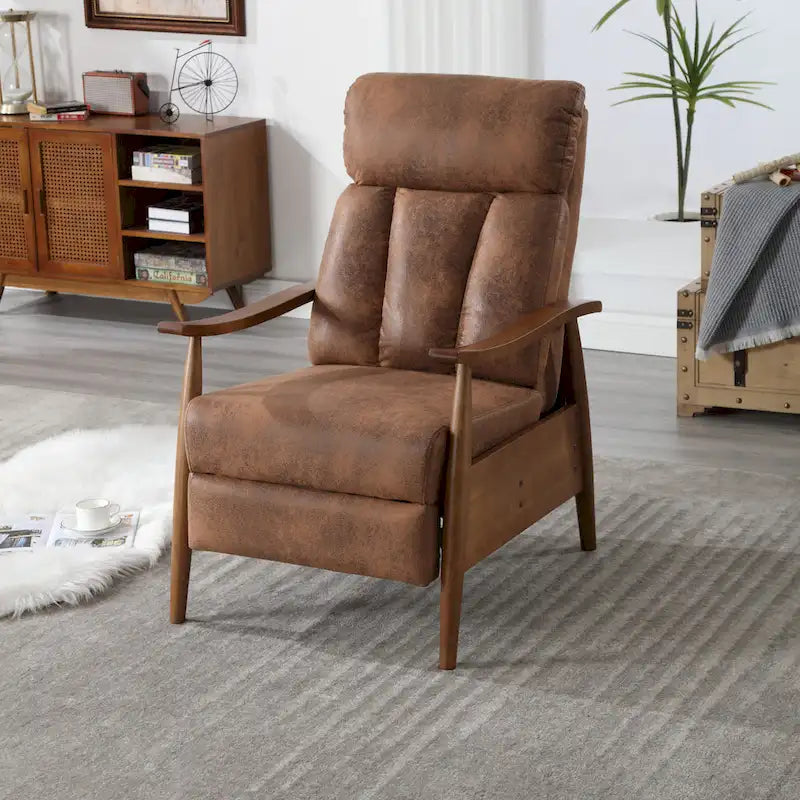 Fauteuil à accoudoirs en bois